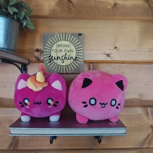 Aurora Enchanting Tasty Peach Pink and Magenta Unicorn Meowchi 7‎ Inches E4